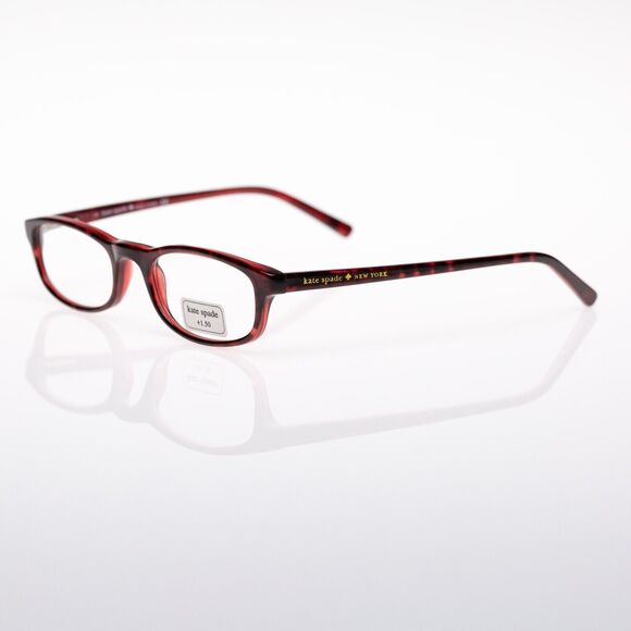 Kate Spade Fermina TK15 Eyeglasses +1.50 Burgundy Women (pre-own) main image 5